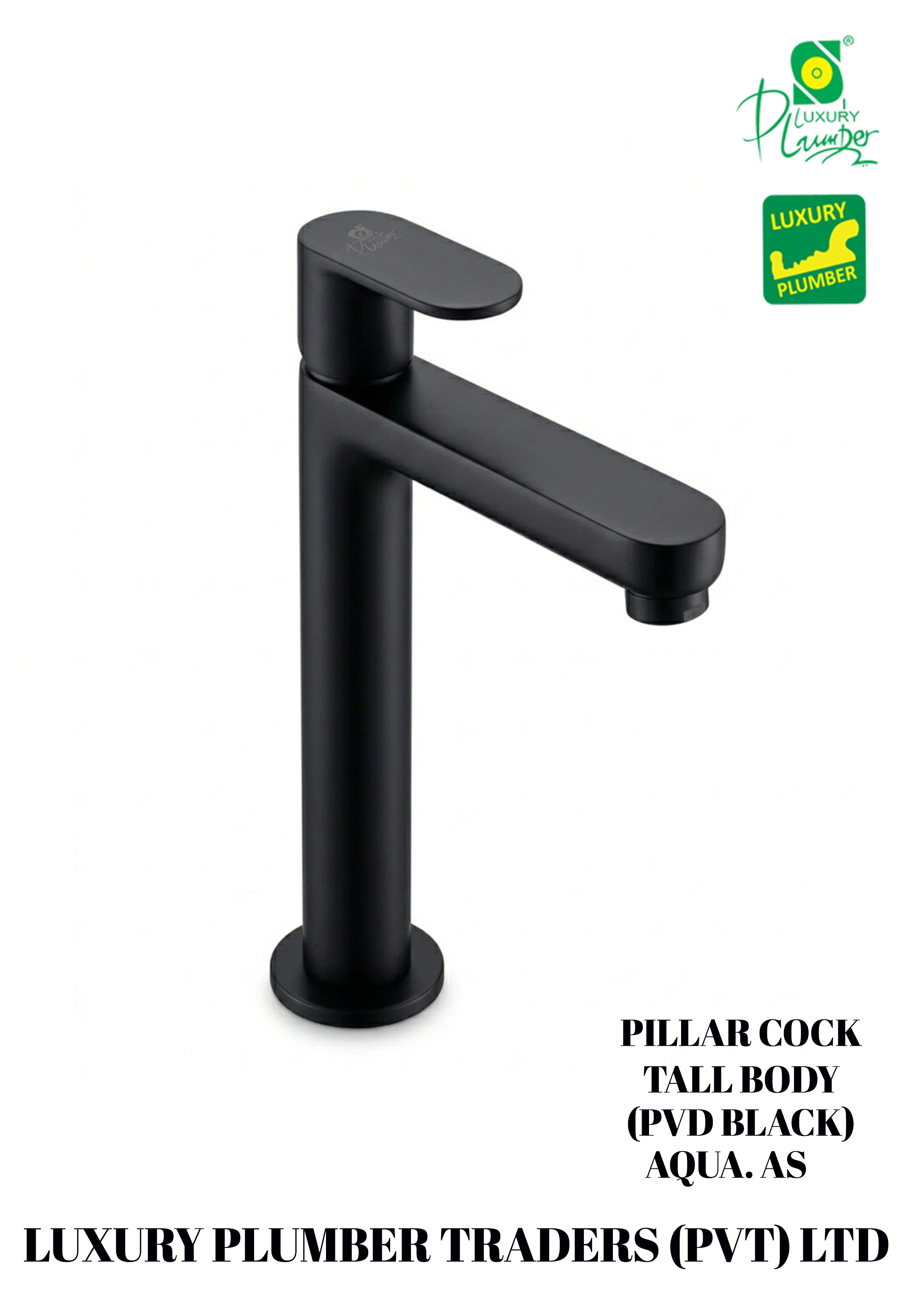 PILLAR COCK TALL BODY BLACK